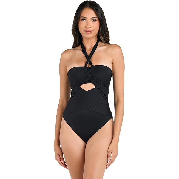 WinChang Women See Through One Piece Swimsuit High Cut Micro